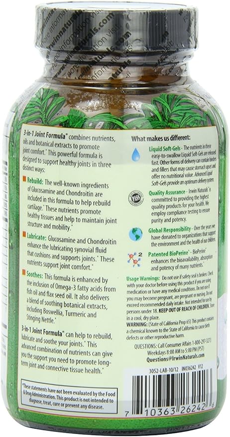 3-in-1 Joint Formula 90 Soft Capsules [Parallel Import] - BeesActive Australia
