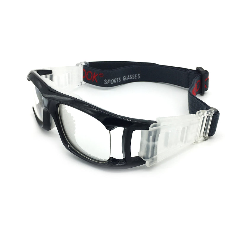 [AUSTRALIA] - Silfrae Unisex Sports Goggles with Adjustable Strap for Basketball Football Hockey Volleyball Baseball Black 