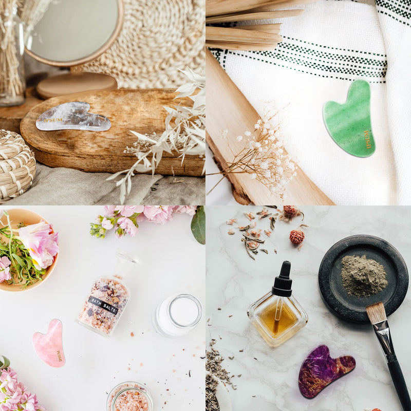 IPSUM LONDON Emerald Jade Gua Sha, Gifts for Women, 52pp. FREE E-BOOK Birthday Gifts for Her, Face & Body Gua Sha Tool, Gua Sha Stone Gift for Friends, Beauty Gifts for Her, Friendship Gifts for Women - BeesActive Australia