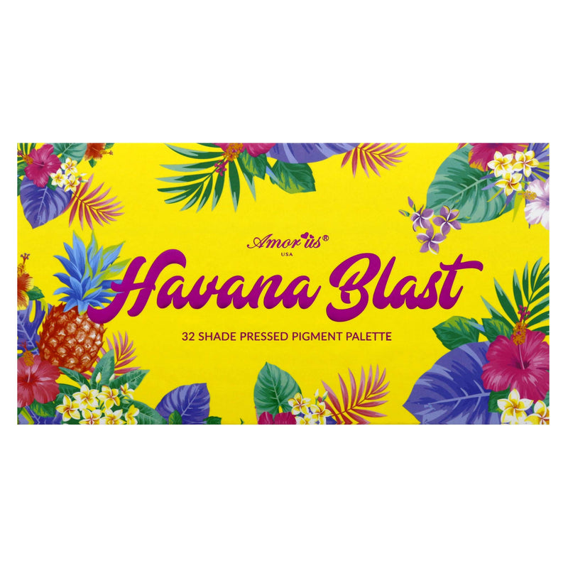 Amor Us HAVANA BLAST Pressed Pigment Palette Eyeshadow Palette con 32 Pigmentos BRIGHTS - BeesActive Australia