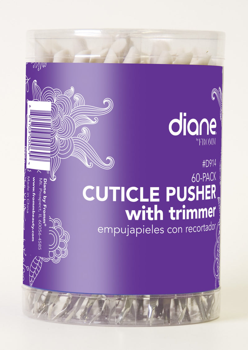 Diane Cuticle Pusher with Trimmer, 60 Pack, D914 - BeesActive Australia