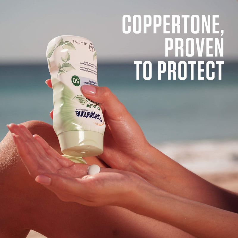 Coppertone Pure & Simple Baby Tear Free Mineral-Based Sunscreen Lotion Broad Spectrum SPF 50 (6 Fluid Ounce) (Packaging May Vary) - BeesActive Australia