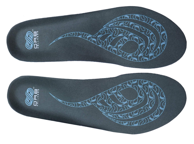 2 Pairs Plantar Fasciitis Orthotic Insoles Arch Support Shoe Boot Inserts Women Men Insole Flat Feet Insert ORTHO ACTIVE Series X-Small 3-4.5 - BeesActive Australia