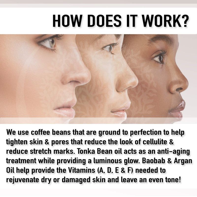 ROOTS AND HERBS Sugar Body Scrub - Crushed Coffee and Tonka Beans -Exfoliating Scrubs for Women - Exfoliator Lip Scrub, Sugar Scrub, Face Scrub, Exfoliating Body Scrub, Scrubs for Men, Foot Scrub - BeesActive Australia
