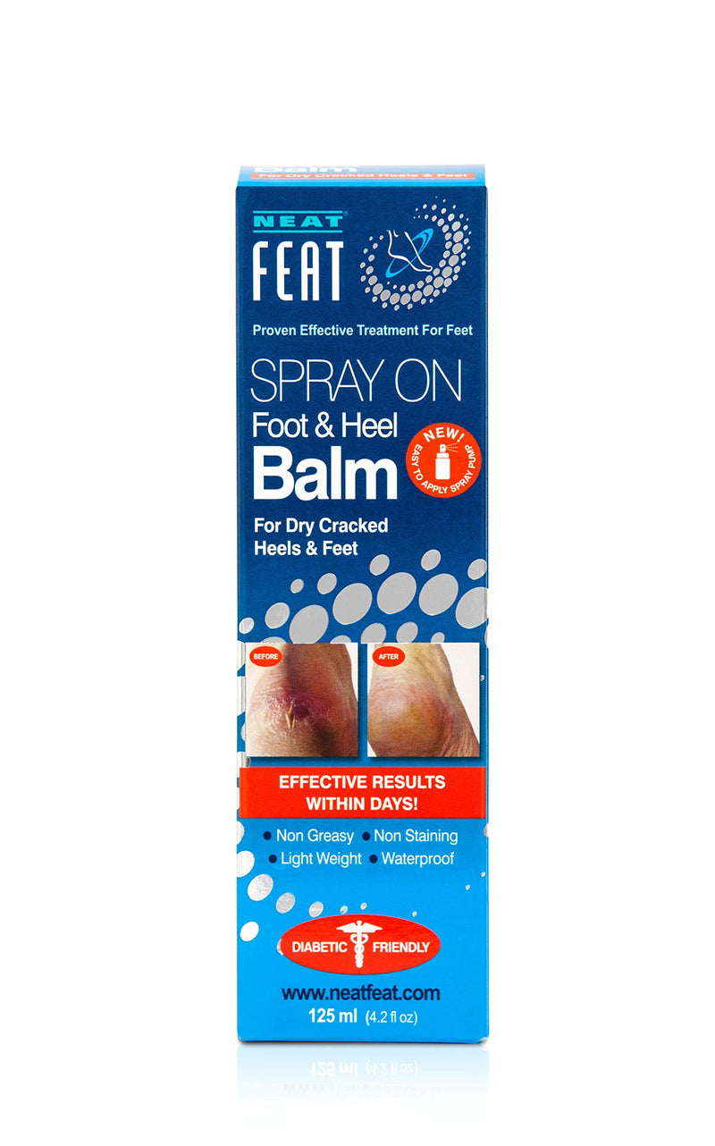 Neat Feat Foot & Heel Balm, Spray, Moisturising' & Heels, Non Greasy, 4.2 Oz - BeesActive Australia