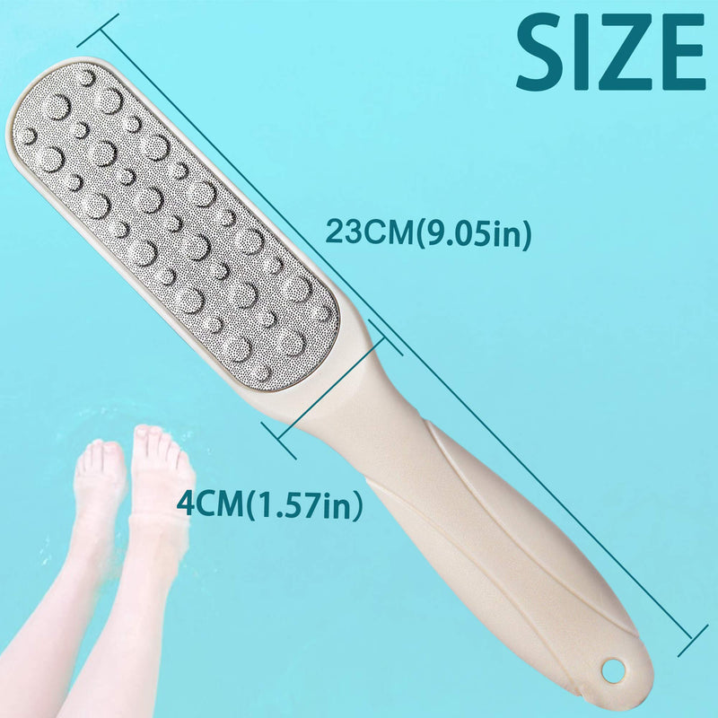 Foot File 3 Pcs Double-Sided Professional Pedicure Tools Kit,Callus Remover,Heel Scraper for Feet, Foot Rasp Buffer Grinder for Dead Skin,Heel Scraper for Wet and Dry Feet - BeesActive Australia