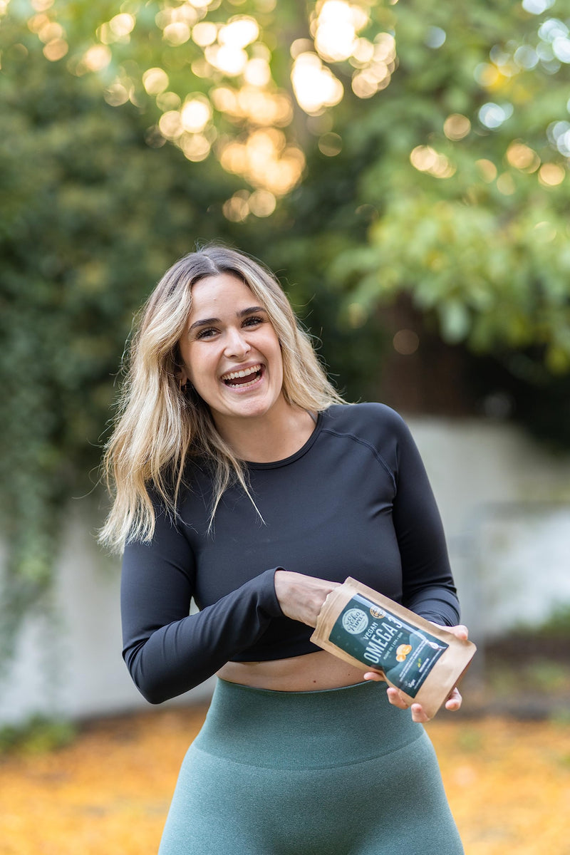 Ekopura Vegan Omega 3 Algae Oil 90 Capsules (280mg) | 210mg DHA + 70mg EPA Per Capsule | Support Brain, Eye & Heart Health | Plant-Based Alternative to Fish Oils | 3 Months Supply (1 Capsule Per Day) - BeesActive Australia