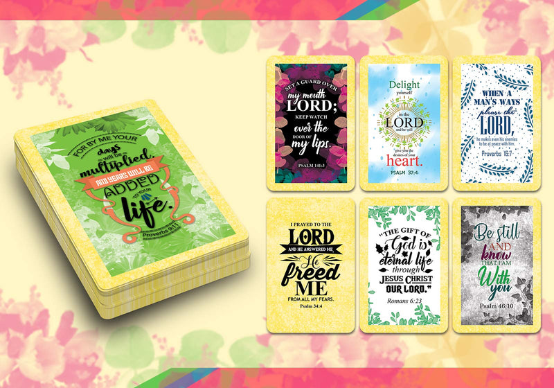 NewEights Popular Bible Memory Verses Card Series (4-Deck) Popular Bible Scriptures Cards (4-deck) - BeesActive Australia