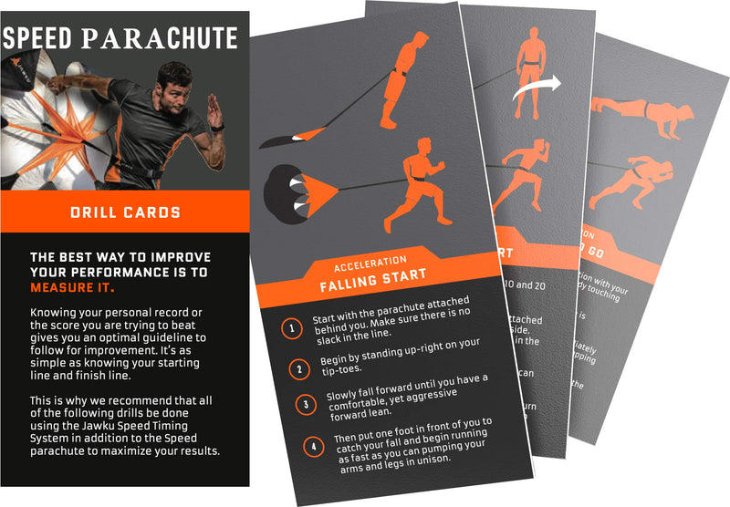 JAWKU Speed Parachute Resistance Training Chute - BeesActive Australia