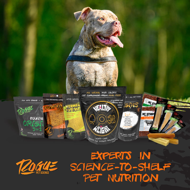 Rogue Pet Science Healthy Weight, Natural Weight Gainer for Dogs, Food Topper 0.5 LB - BeesActive Australia