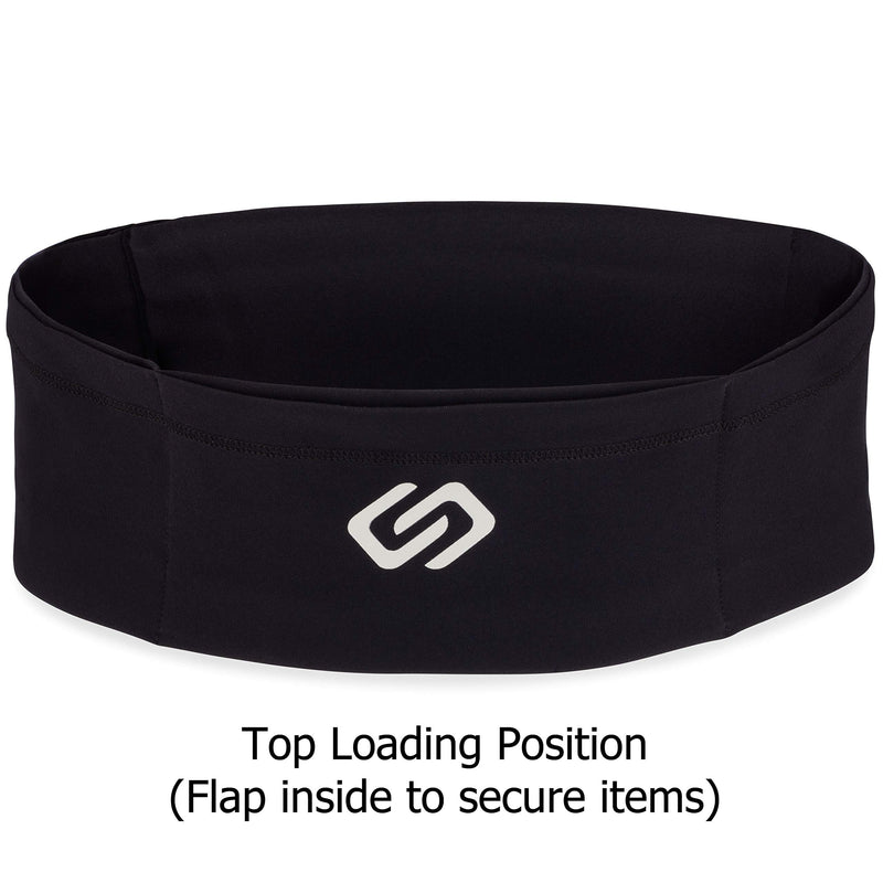 [AUSTRALIA] - Sporteer VersaSlim Running Belt, Travel Money and Passport Belt, Workout Waist Pack for Smartphones and Personal Items Large 