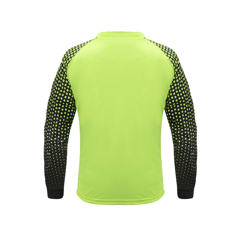 Total Soccer Factory Soccer Goalie Shirt, Padded Goalkeeper Jersey, Youth and Adult Sizes XX-Small Lime Green - BeesActive Australia