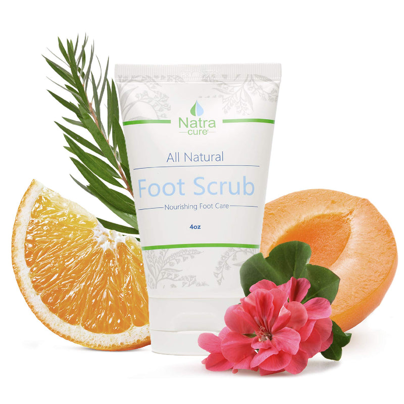 NatraCure Foot Scrub - 4 oz (9921-4OZ) - Exfoliates and Reinvigorates Feet - BeesActive Australia