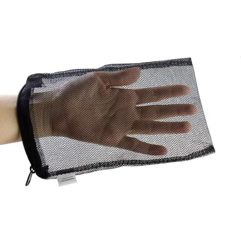 AQUANEAT Aquarium Filter Media Bags, Fish Tank Coarse/Fine Mesh Bags, 3”x8”/5.5”x8” with Plastic Zipper for Activated Carbon 10pcs 5.5" x 8" - BeesActive Australia