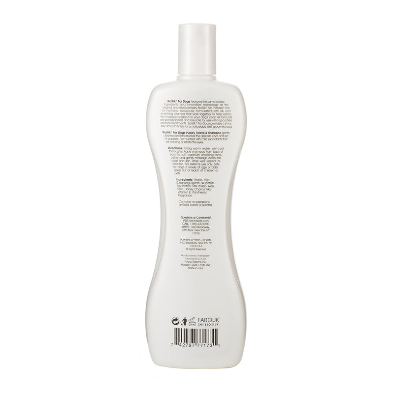 BioSilk for Dogs Spray, Tearless Dog Shampoo - Best Puppy Shampoo, Dog Shampoo, Dog Grooming Supplies, Dog Wash, Pet Shampoo, Dog Bathing Supplies, Dog Spray, Pet Wash, Puppy Kit 12 oz - 1 Pack Tearless Shampoo - BeesActive Australia