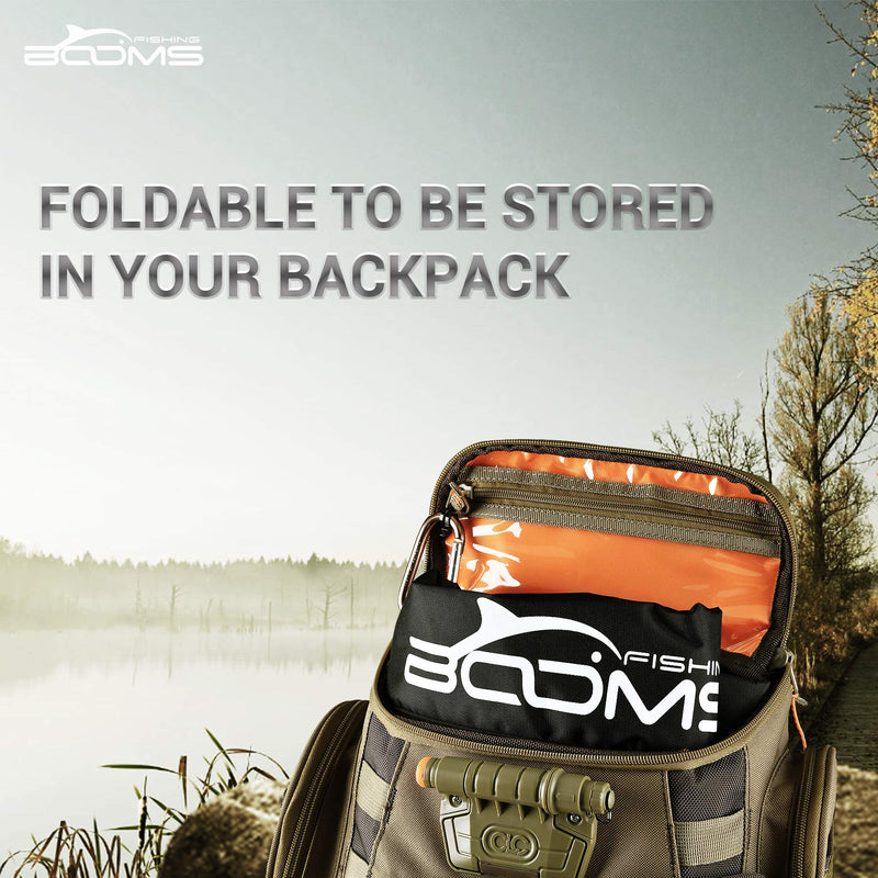 [AUSTRALIA] - Booms Fishing PB1 Fishing Pole Bag, Portable Folding Rod Case 4.6ft with Reel Cabin 