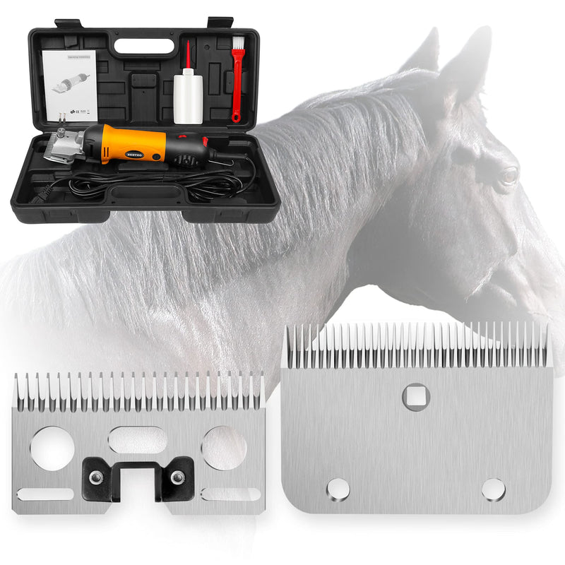 BEETRO Horse Shears Replacement Blades, Professional Stainless Steel Clipper Blades for Horse Equine Goat Pony Cattle - BeesActive Australia