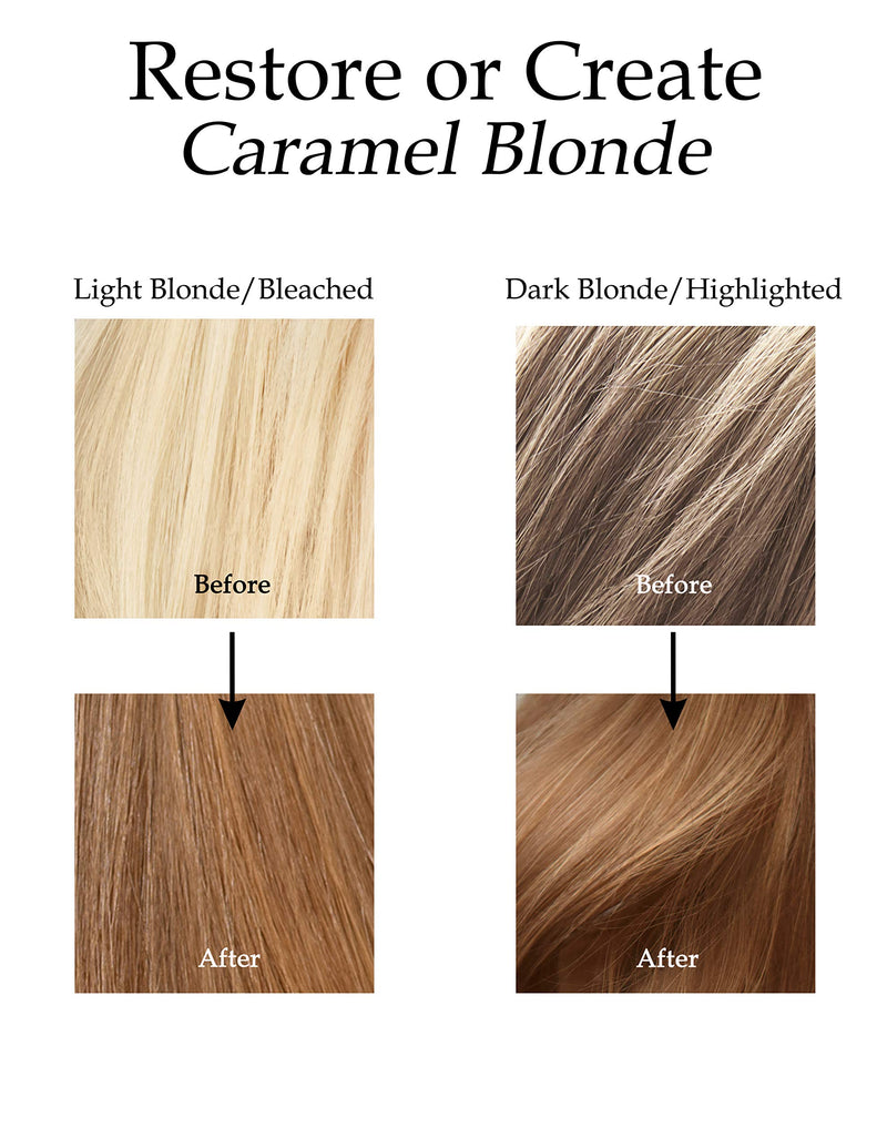 Scott Cornwall Colour Restore Caramel Temporary Toner Dye, Hair Toner Creates Warm Light Brown Sombre Tones 100 ml (Pack of 1) - BeesActive Australia