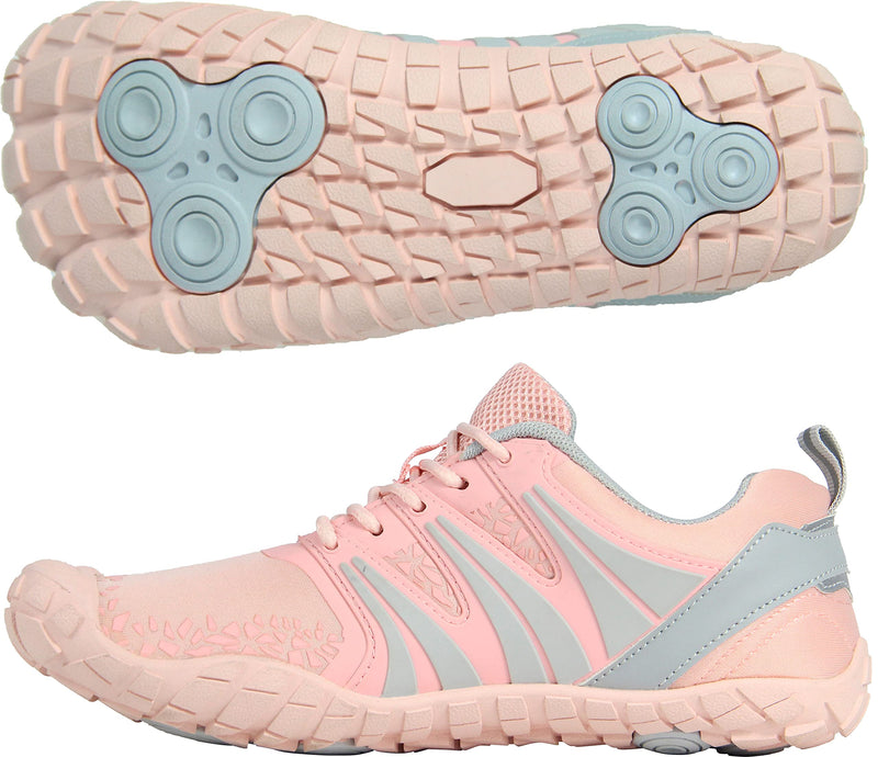 Oranginer Women's Barefoot Shoes - Wide Toe Box - Zero Drop - Minimalist Shoes 9 Pink - BeesActive Australia