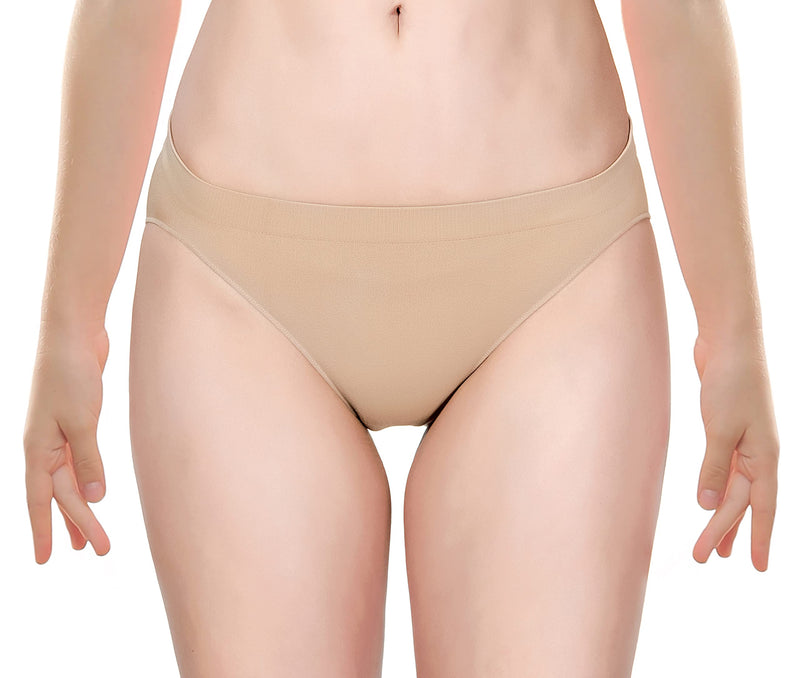 WYHDY Women and Girls Camisole Undergarment Leotard Ballet Briefs Seamless Underwear Dance Wear 8-12 Years Girls Beige-brief - BeesActive Australia