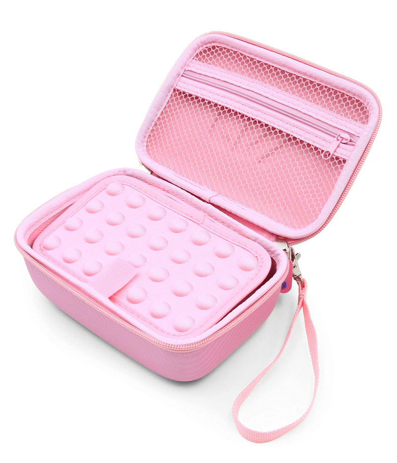 CASEMATIX Pink Travel Case Bag Compatible with Asthma Inhaler, Masks, Spacer - Case Only - BeesActive Australia