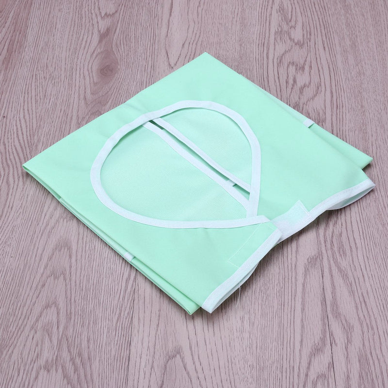 NUOLUX Waterproof Adult Bib Clothing Protector Elderly Disabled Aid Apron (Light Green) - BeesActive Australia