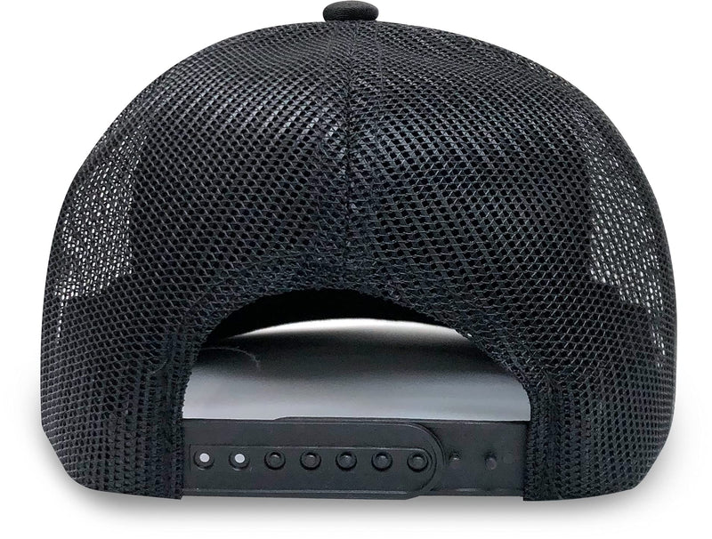 L2K Classics Plain Trucker Mesh Cap Baseball Cap - Mens Hats Trucker Hats for Men Black 1 - BeesActive Australia