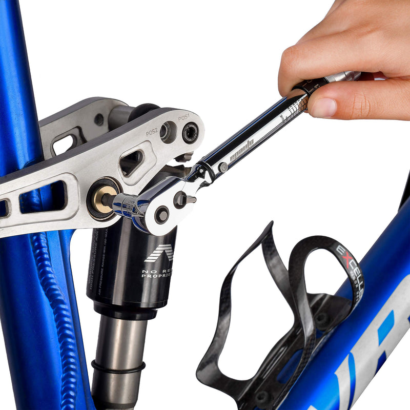 EPAuto Bike Tool 1/4 Inch Drive Click Torque Wrench Set (2 to 20 Nm), Hex/Torx Bit Socket Extension Bar Bicycle Maintenance Kit - BeesActive Australia
