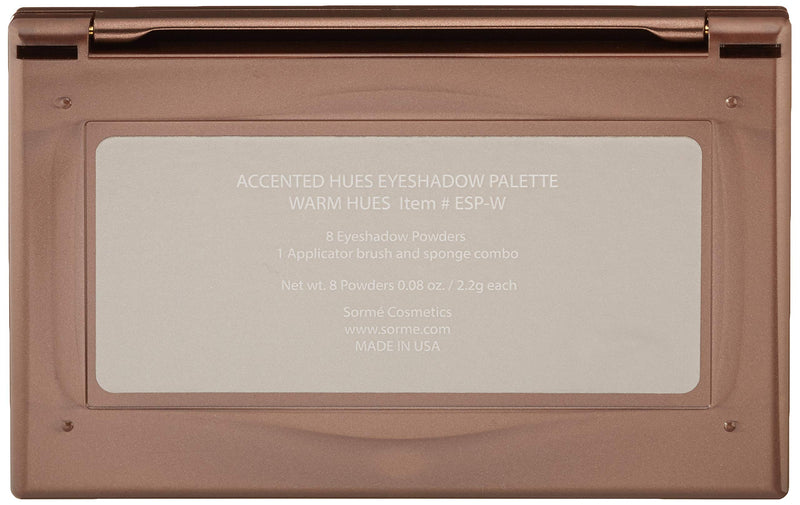 Sorme Cosmetics Collection Eyeshadow Palette Warm Hues - BeesActive Australia