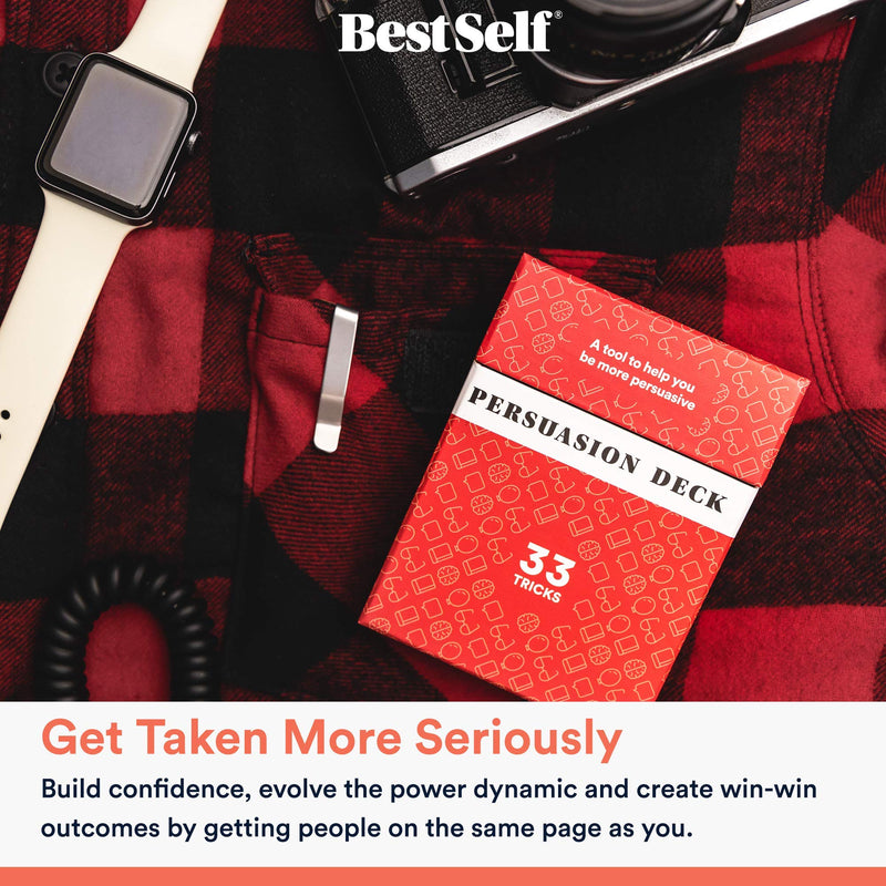 Persuasion Deck by BestSelf ― Powerful Tool to Master Proven Persuasive Tricks and Use Them Confidently to Inspire Change, Co-Creation, and Collaboration ― 33 Persuasion Skill Cards - BeesActive Australia