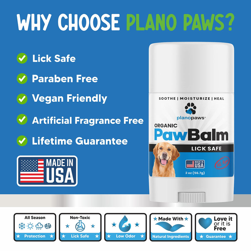 Lick Safe Dog Paw Balm - Dog Paw Protector - Paw Soother for Dogs - Provides Dog Paw Protection from Heat, Hot Pavement, Snow - Paw Wax for Dogs - Fix Dry Cracked Dog Paws - Natural Paw Balm for Dogs - BeesActive Australia