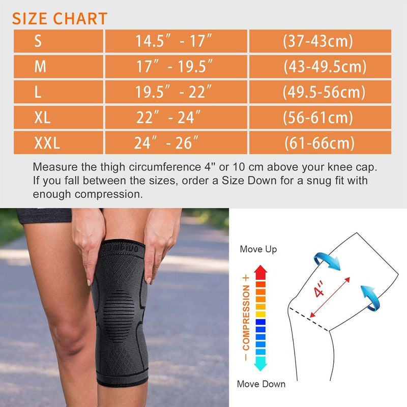 CAMBIVO Bundle for NS1O Knee Brace (XX-Large) and KCS-1 Knee Strap - BeesActive Australia