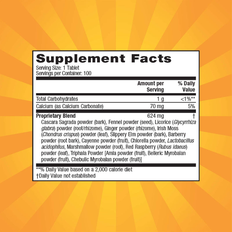 Super Cleanse by Nature's Secret | Herbal and Probiotic Support, 100 Tablets Ginger 100 Count (Pack of 1) - BeesActive Australia