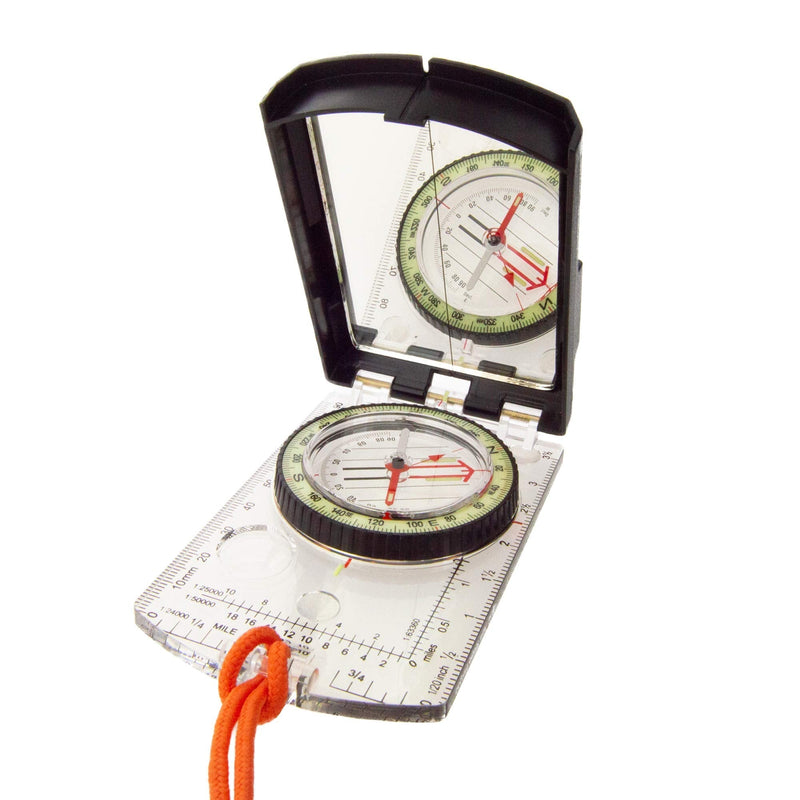 Sun Company ProSight Sighting Map Compass with Adjustable Declination - Handheld Orienteering Baseplate Compass for Hiking, Backpacking, and Survival Navigation - BeesActive Australia