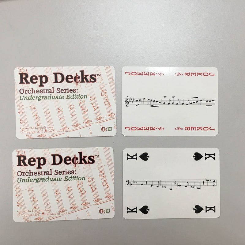 Rep Decks - Orchestral Series: Undergraduate Edition - BeesActive Australia