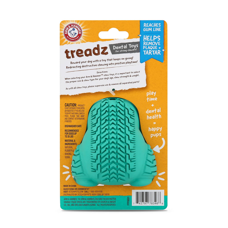 Arm & Hammer for Pets Super Treadz Dental Chew Toy for Dogs, Gator/Gorilla/Blowfish - Best Dental Dog Chew Toy - Durable Dog Dental Chew Toys - for Dogs up to 35 lbs Gorilla Large - 1 Pack - BeesActive Australia
