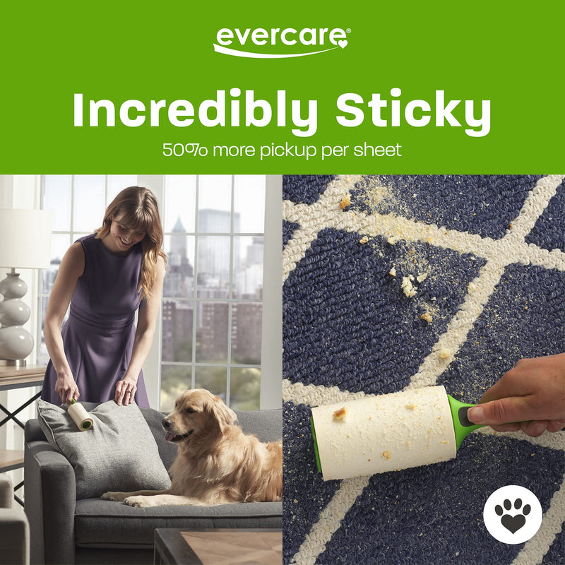 Evercare Value Pack of 5 All Purpose Stick Pet Hair Lint Rollers, 60 Sheets Each, Total 300 Sheet 5-Pack (300 Sheets) - BeesActive Australia