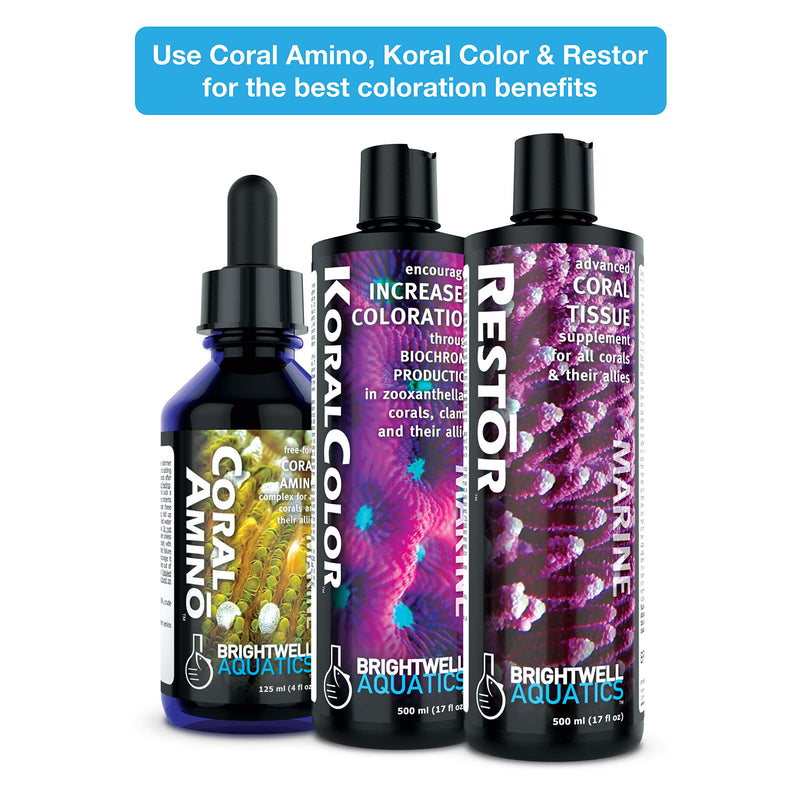 Brightwell Aquatics Restor - Liquid Coral Tissue Nutritional 500-ml - BeesActive Australia