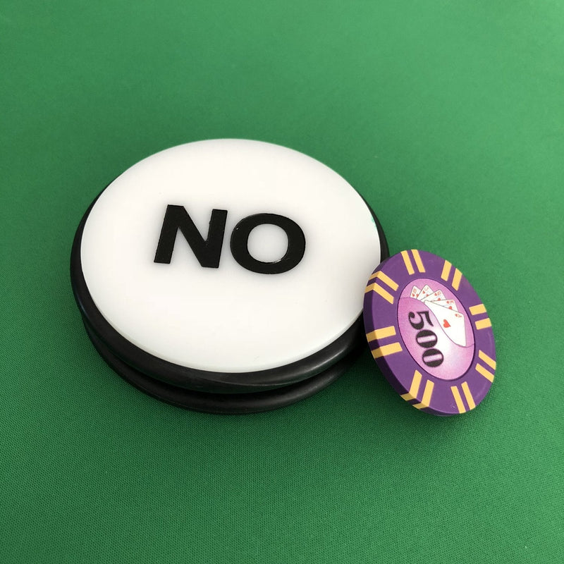 Yuanhe Double-Sided Casino Grade ON/Off Craps Dealer Puck 3 Inch Diameter - BeesActive Australia