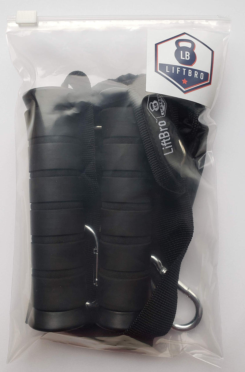 LiftBro Demon Elite Heavy Duty Fitness Handles (Pair) - Cable Machines & Resistance Bands (Black) - BeesActive Australia