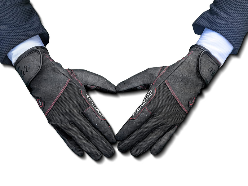 FARRIS Flexgrip Horse Riding Gloves for Women and Men, Padded Equestrian Gloves with Breathable Mesh and Reinforced Thumbs and Fingers Large - BeesActive Australia