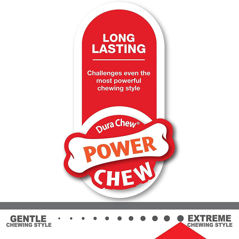 Nylabone Flavor Frenzy Power Chew Triple Pack Chili Cheese Dog, Popcorn & Cherry - BeesActive Australia