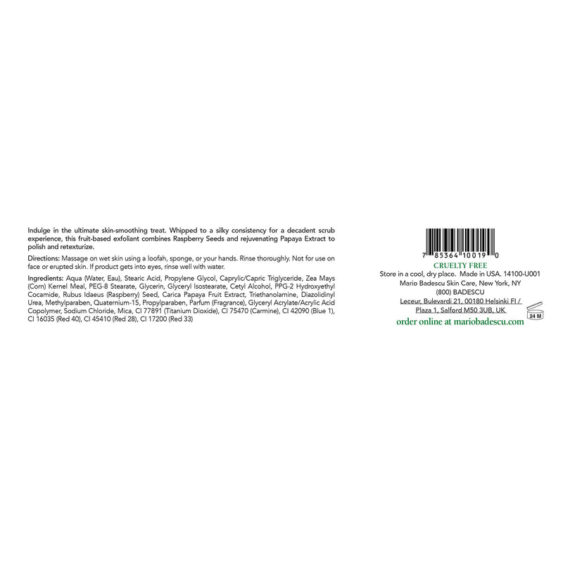 Mario Badescu Raspberry Body Scrub, 8 oz - BeesActive Australia