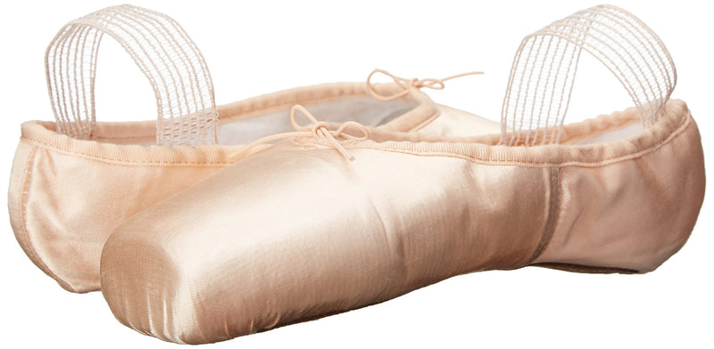 [AUSTRALIA] - Sansha Women's Recital II Pointe Shoe 11 Wide Peach/Pink/Satin 