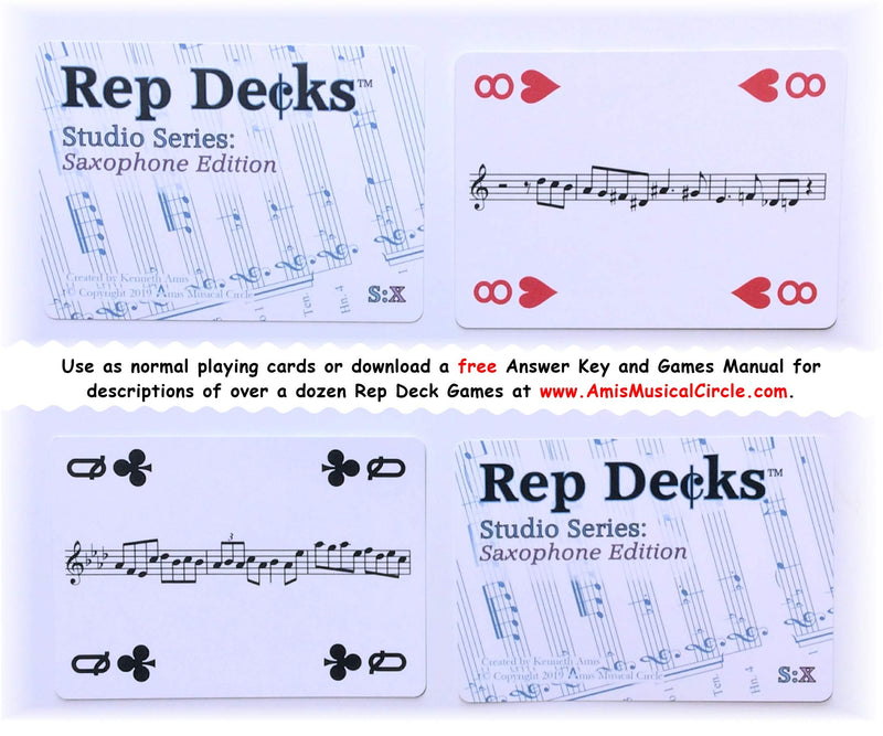Rep Decks - Studio Series: Saxophone Edition - BeesActive Australia