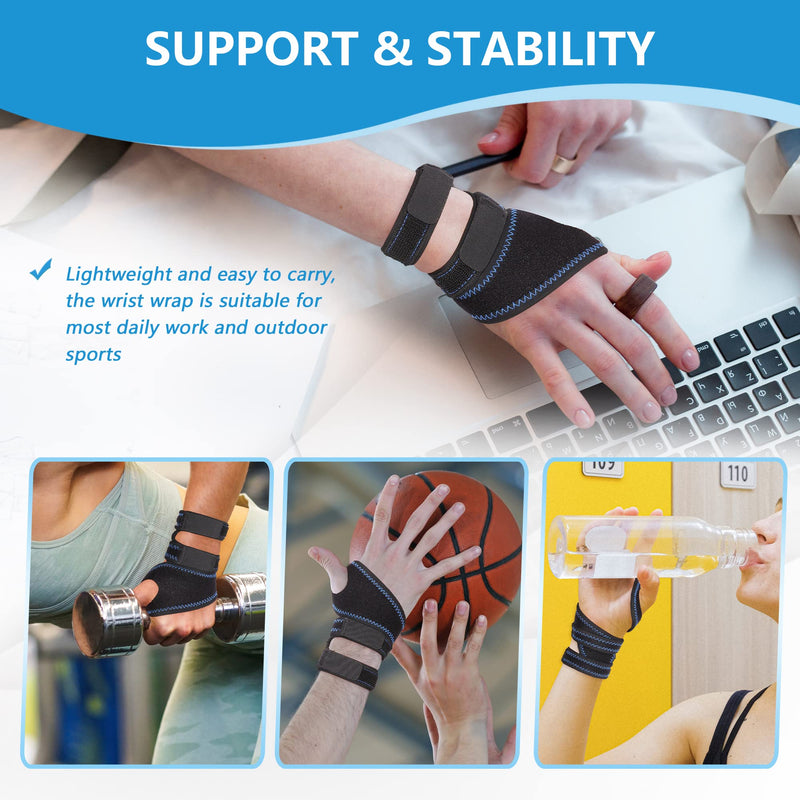 joingood 1 Pair Wrist Brace for TFCC Tears, Wrist Wraps for Tendonitis, Adjustable Wrist Band for Ulnar Sided Wrist Pain, DRUJ Instability, Wrist Support for Weight Bearing Strain, One Size Fits Most - BeesActive Australia