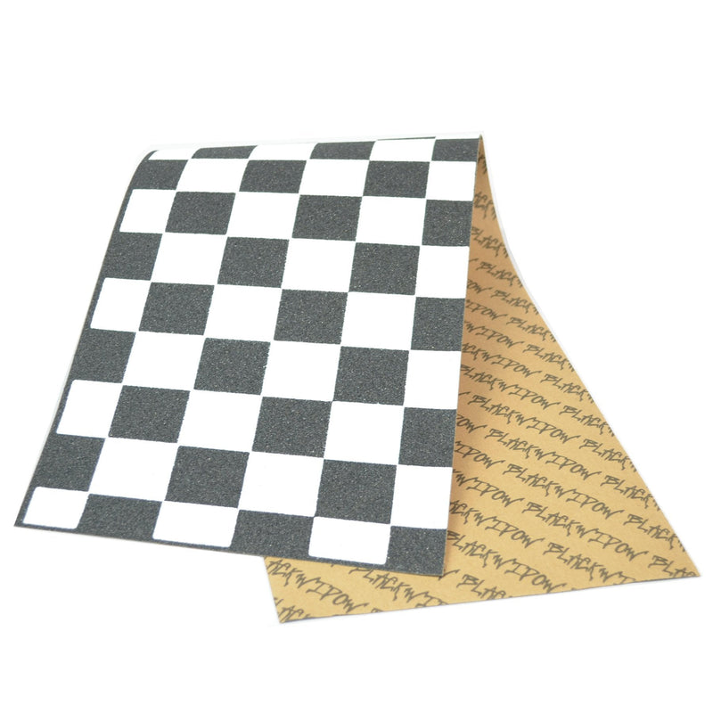 BlackWidow 9" x 33" Skateboard Griptape/Grip Tape 1 Sheet, Checker - BeesActive Australia