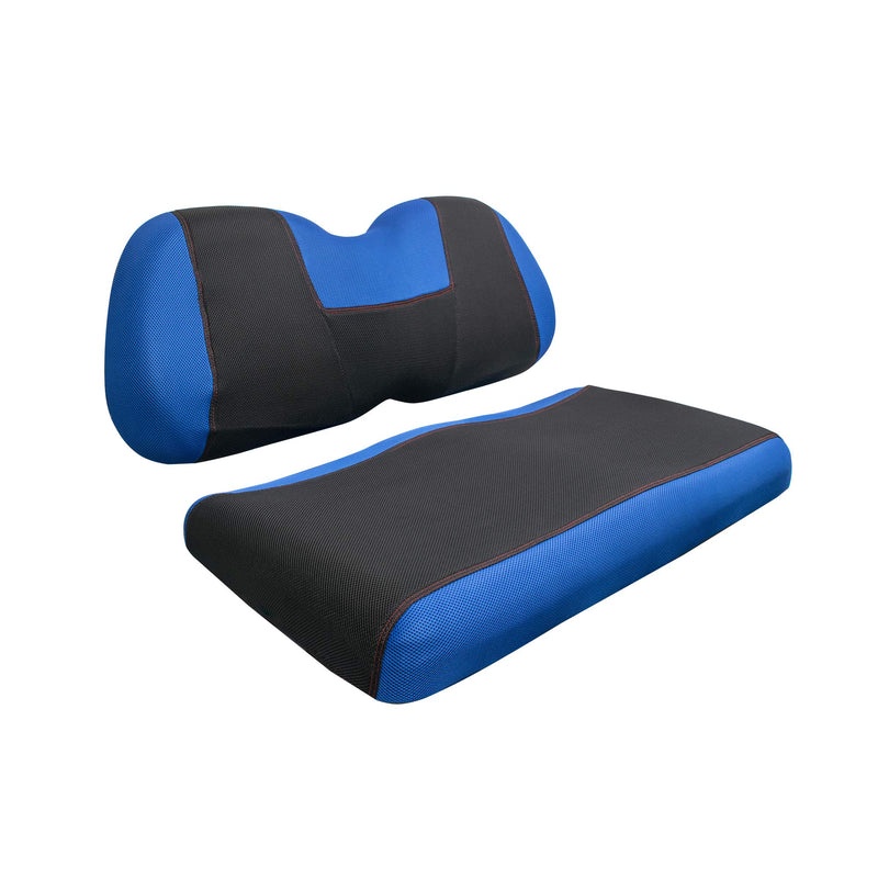NOKINS Golf Cart P Type Seat Cover Kit,Fits Club Car Precedent Front Seat,Easy to Install,The Seat Cover Can Protect The New Appearance and Update The Old Cushion Blue&Black - BeesActive Australia