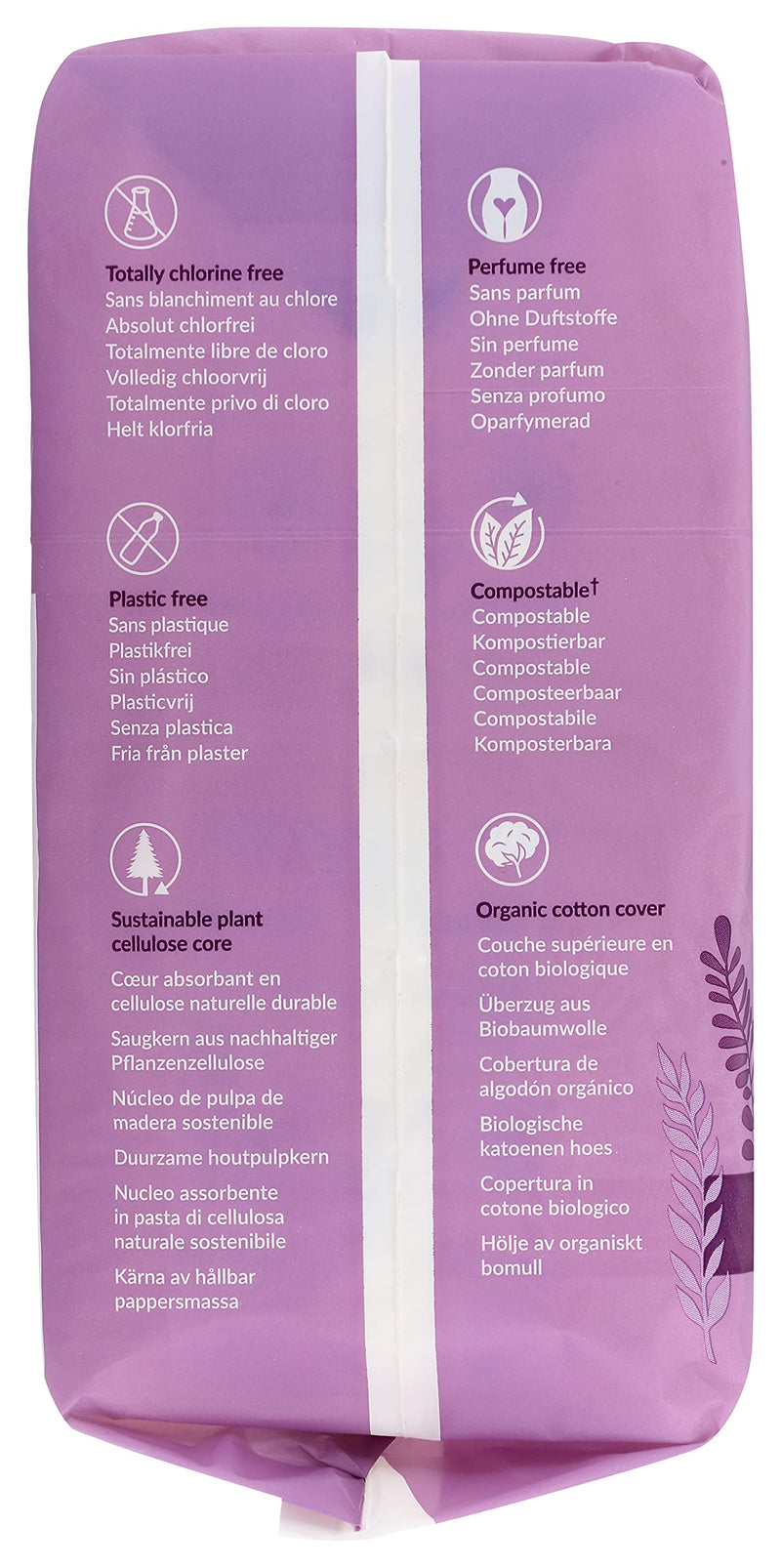Natracare Natural Feminine Night Time Maxi Pads, Extra Long, 10 Count 10 Count (Pack of 1) - BeesActive Australia