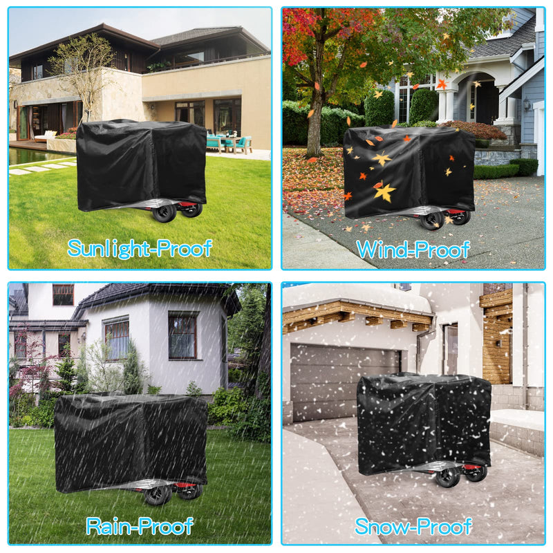 Mobility Scooter Cover Waterproof, Wheelchair Waterproof Heavy Duty Storage Rain Cover 140x 66x 91cm - BeesActive Australia